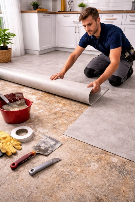 Linoleum Floor Installation in Summit, NJ