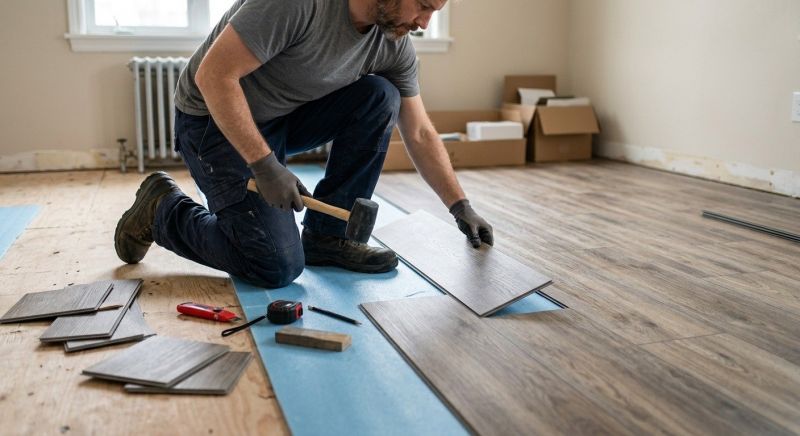Linoleum Flooring Replacement in Florham Park, NJ