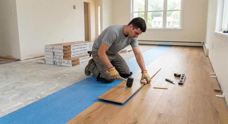 Luxury Vinyl Tile Installation in Florham Park, NJ