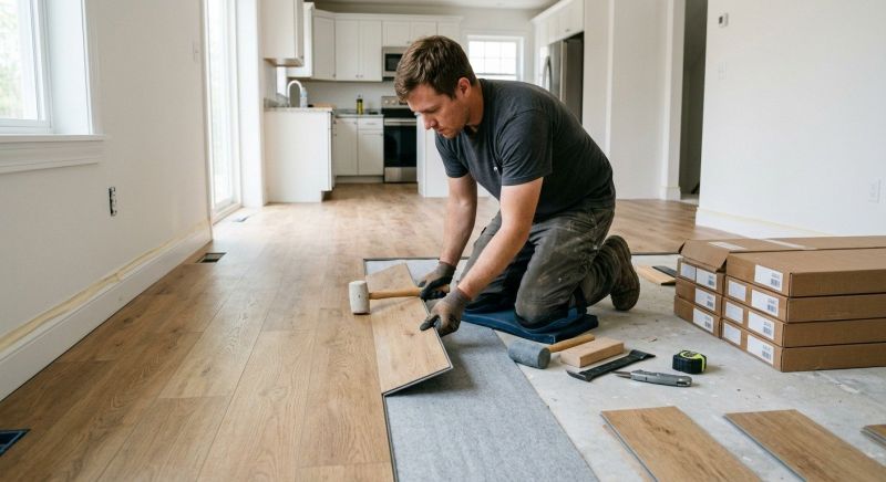 Vinyl Plank Floor Installation in Florham Park, NJ